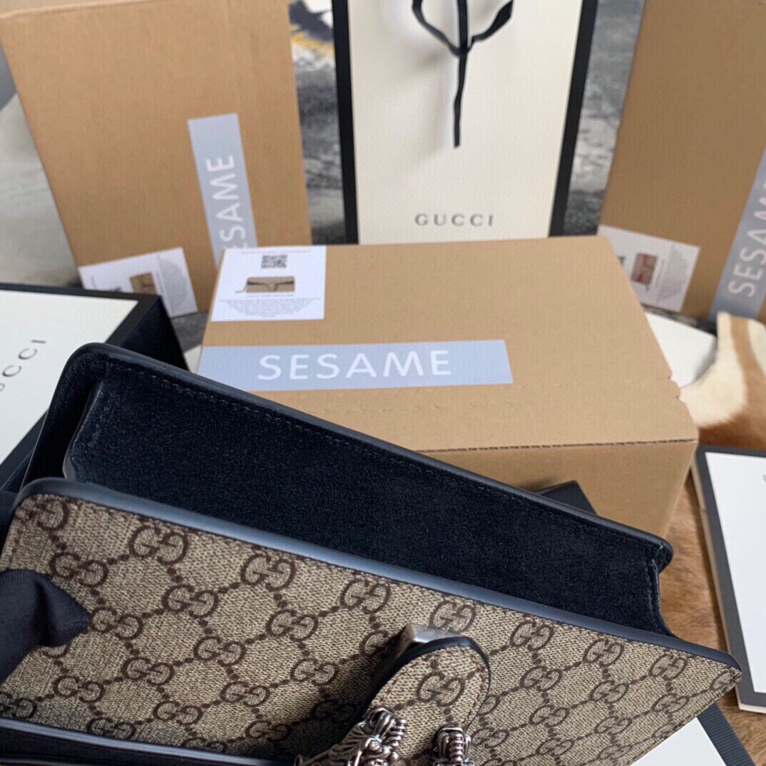 GUCCI DIONYSUS SMALL RECTANGULAR BAG 25x13.5x7cm