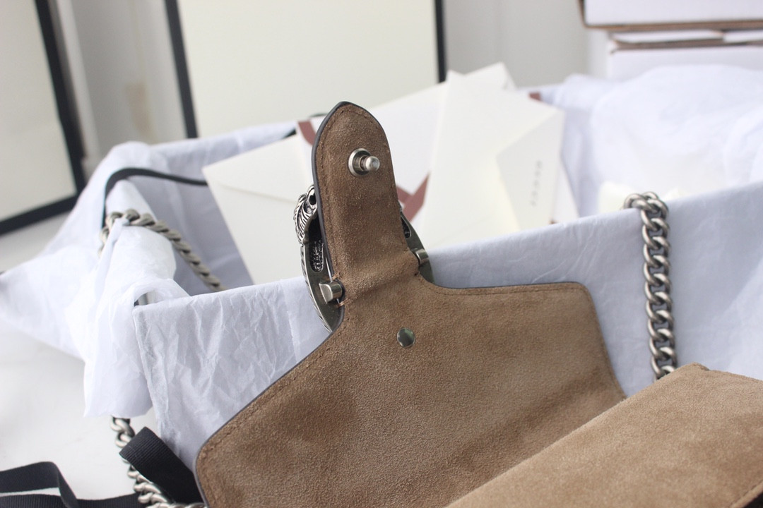 GUCCI DIONYSUS GG SUPREME MINI BAG 8"Wx5"Hx2.3"D