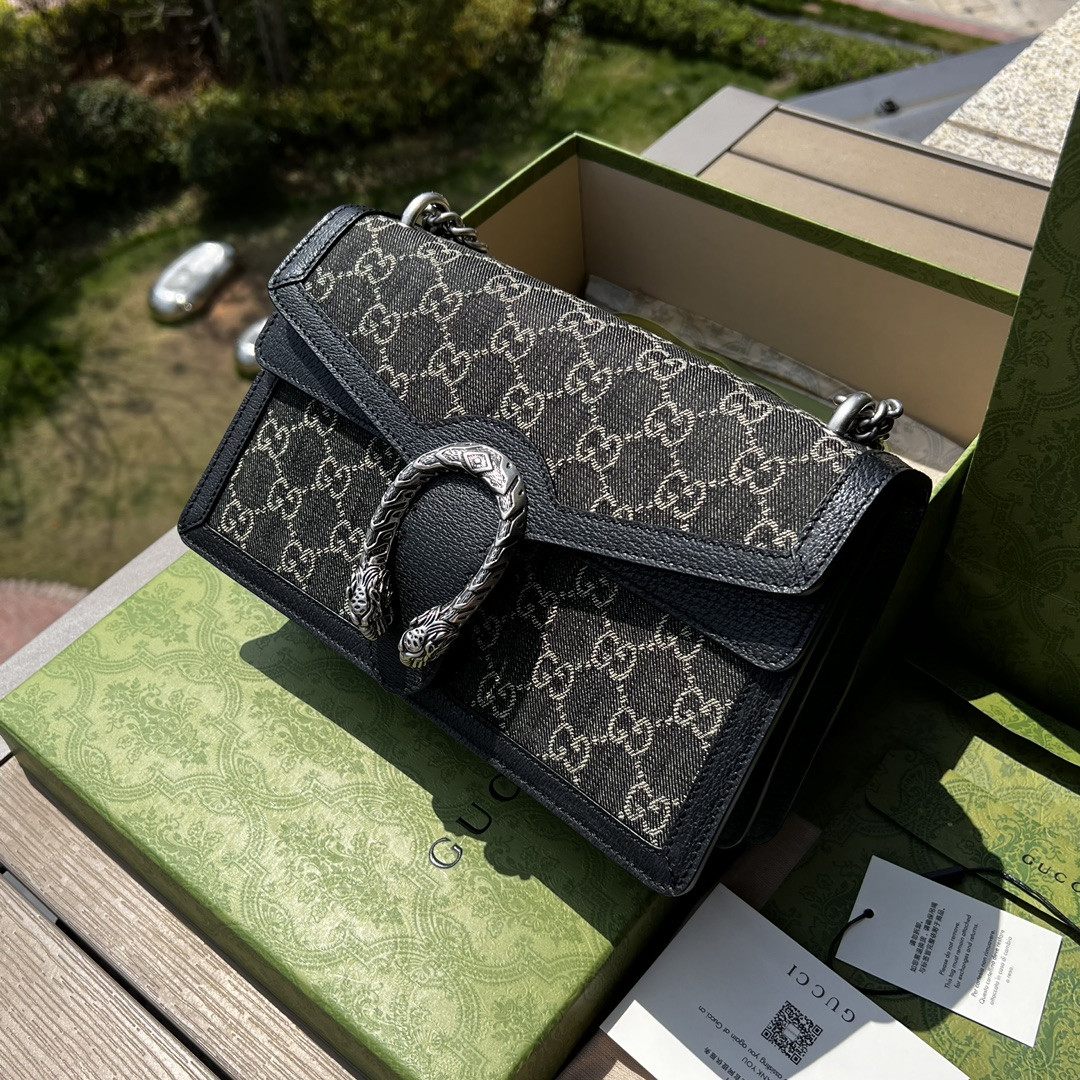 GUCCI DIONYSUS SMALL SHOULDER BAG 11"Wx7"Hx3.5"D