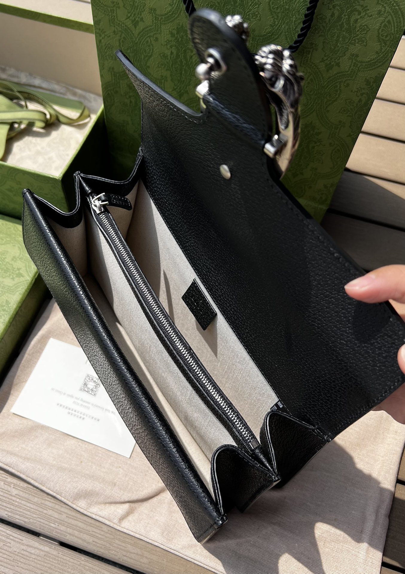 GUCCI DIONYSUS SMALL SHOULDER BAG 11"Wx7"Hx3.5"D