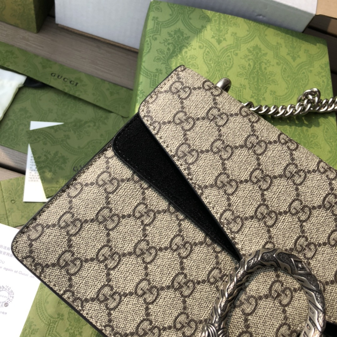 GUCCI DIONYSUS SMALL SHOULDER BAG 11"Wx7"Hx3.5"D