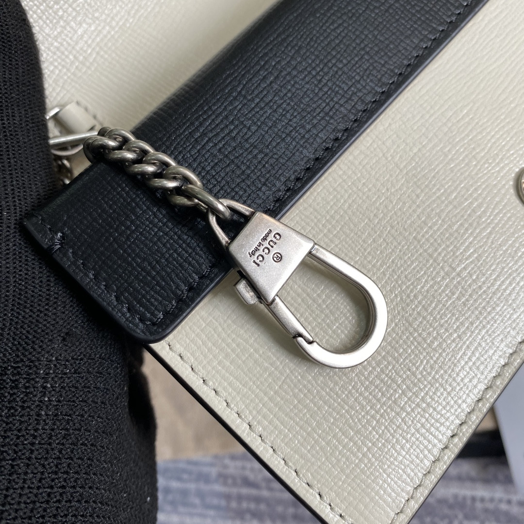 GUCCI DIONYSUS SUPREME SUPER MINI BAG 6.5"Wx3.9"Hx1.6"D