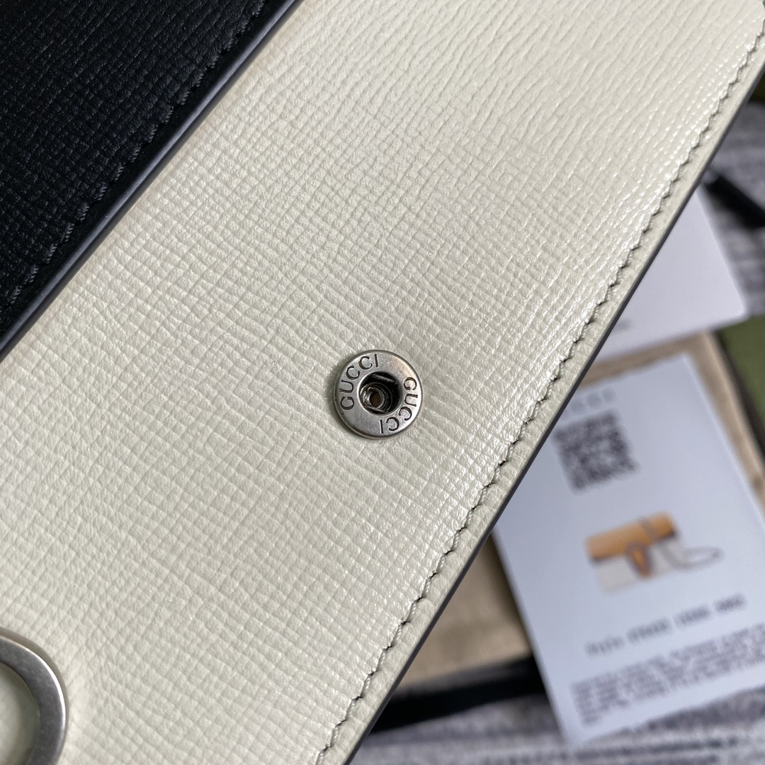 GUCCI DIONYSUS SUPREME SUPER MINI BAG 6.5"Wx3.9"Hx1.6"D