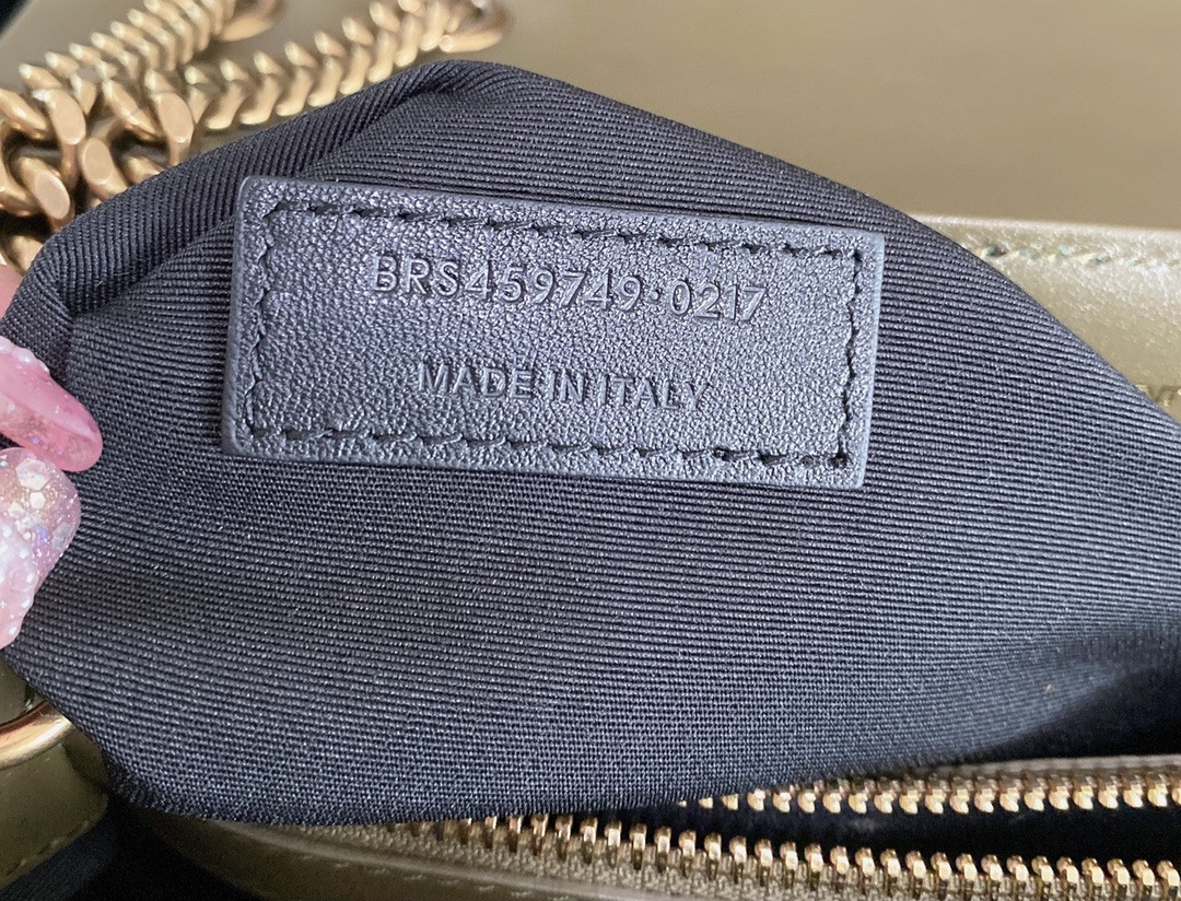 YSL LOULOU MEDIUM IN QUILTED LEATHER 12.5 X 8.6 X 3.5 INCHES