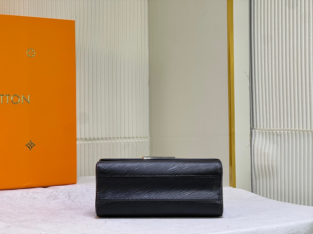 LOUIS VUITTON Twist MM Black 9.1 x 6.7 x 3.7 inches