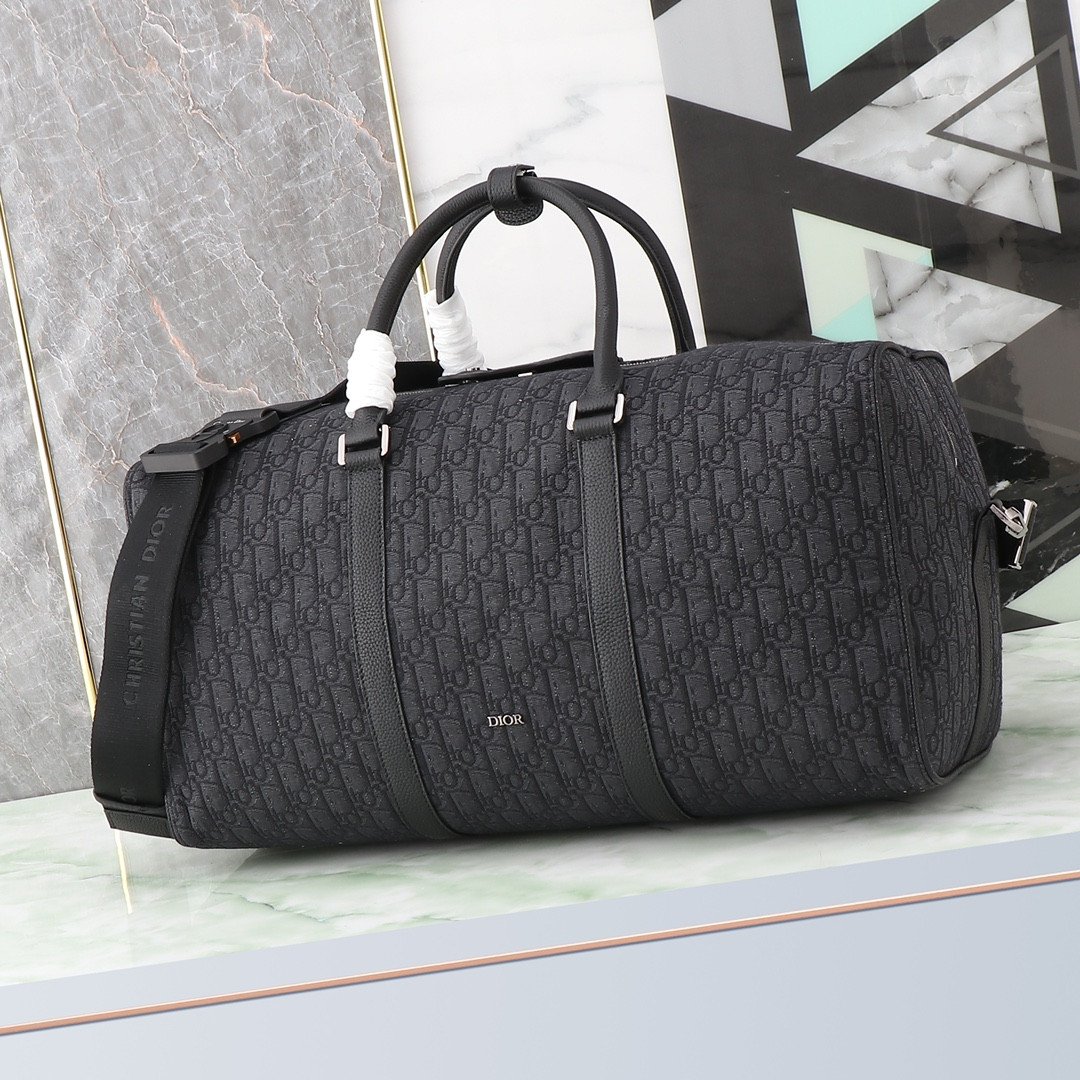 Dior Lingot Bag Black 50 x 25 x 21.5 cm