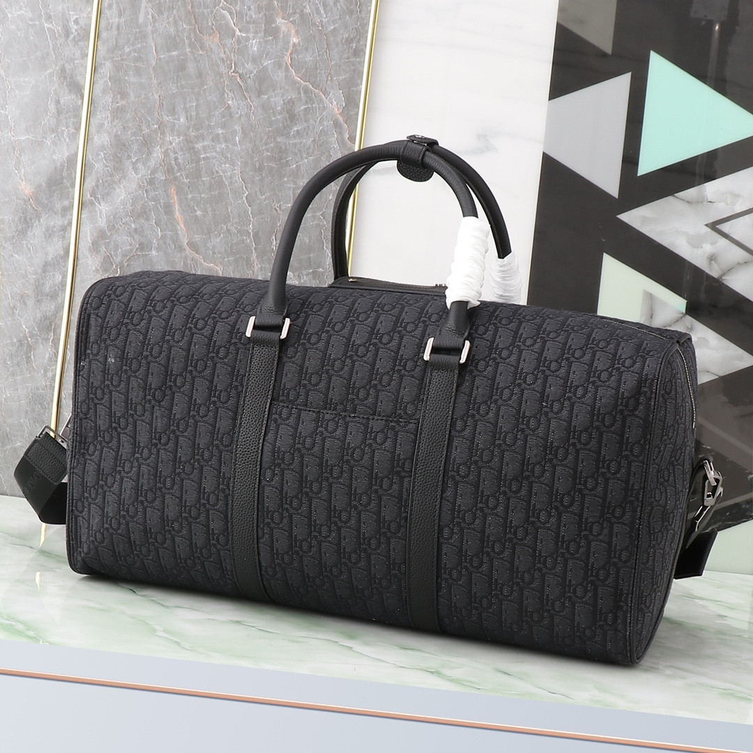 Dior Lingot Bag Black 50 x 25 x 21.5 cm