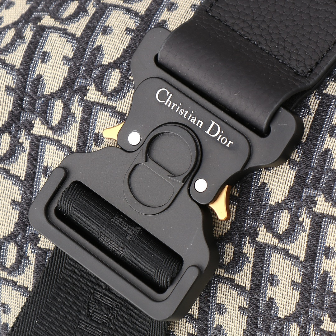 Dior Lingot Bag Beige and Black Dior Oblique Jacquard 50 x 25 x 21.5 cm