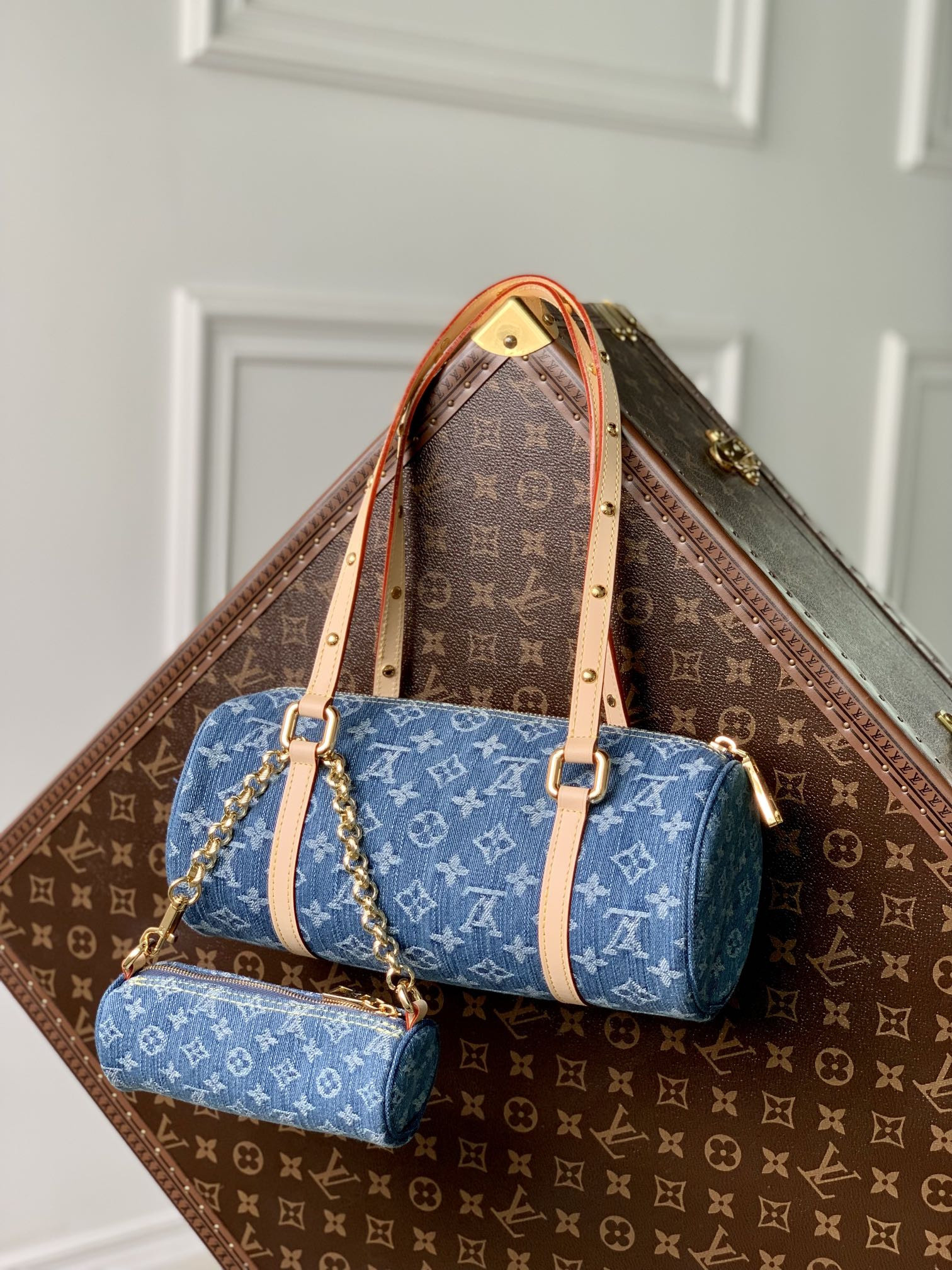 LOUIS VUITTON M46830 Papillon 10.6 x 4.3 x 5.1 inches