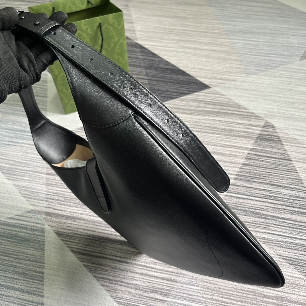 GUCCI APHRODITE LARGE SHOULDER BAG BLACK 18"W x 11.8"H x 0.8"D