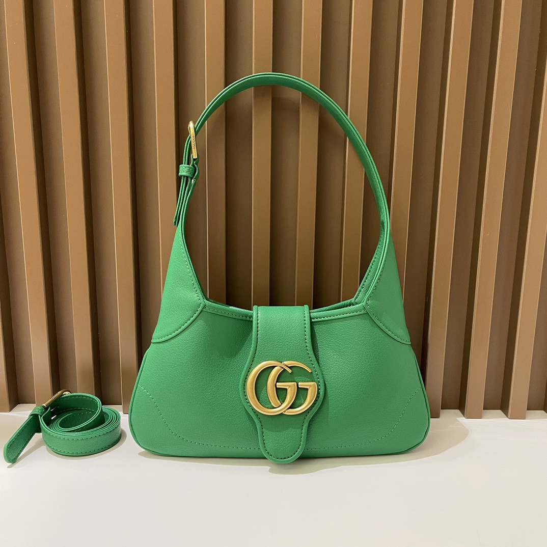 GUCCI APHRODITE SHOULDER BAG GREEN 27 X 13.5 X 2 cm