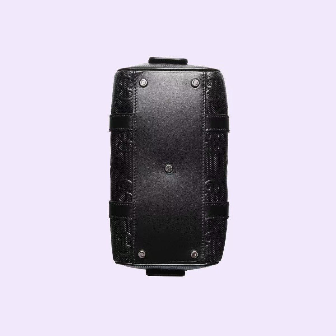 GUCCI JUMBO GG MINI DUFFLE BAG 8.6"W x 5.9"H x 4.9"D