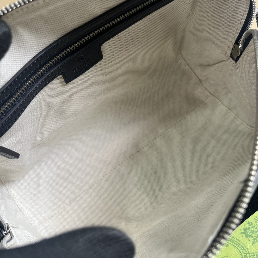 GUCCI OPHIDIA GG MINI TOP HANDLE BAG 8.4"W x 5.5"H x 4.5"D