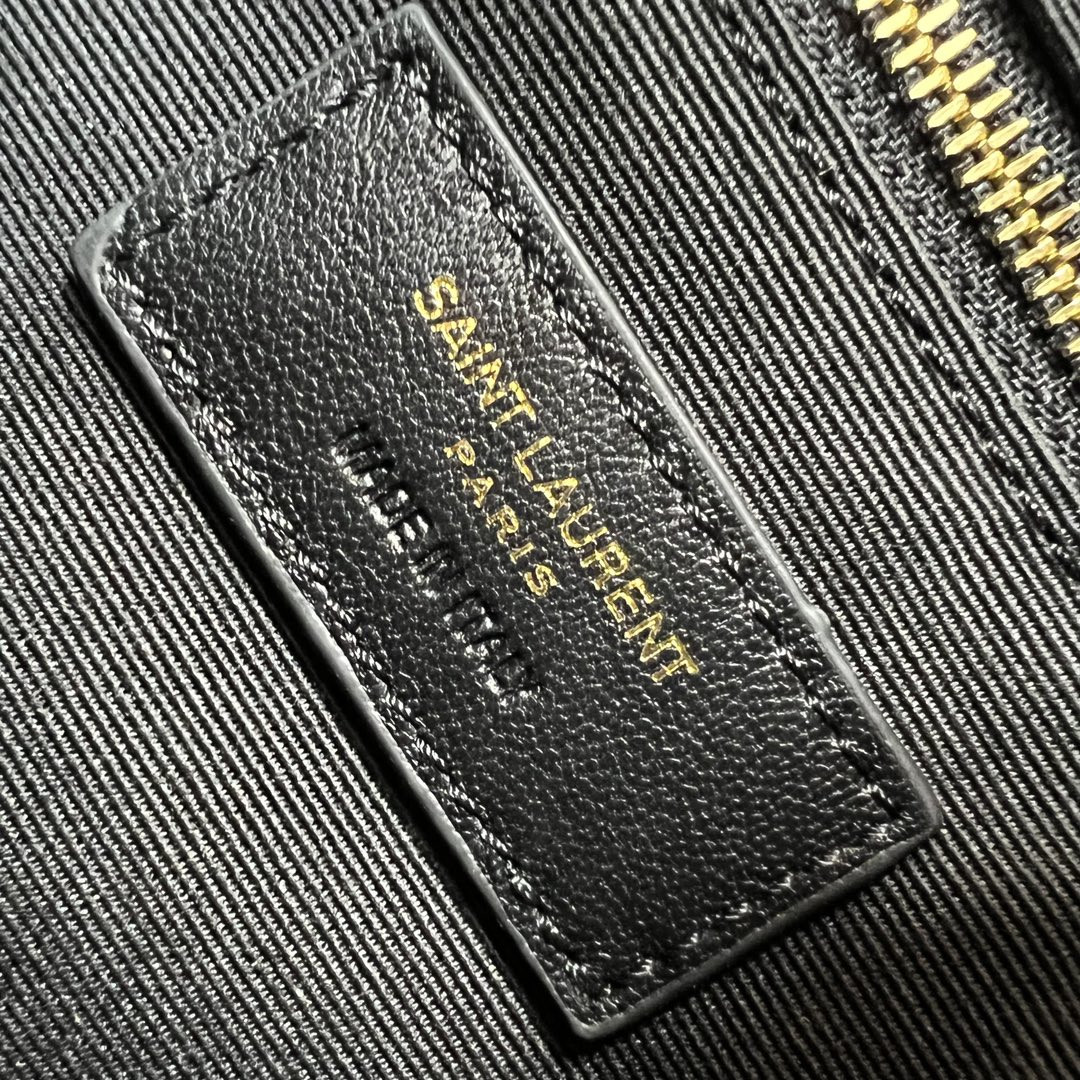 YSL NIKI MEDIUM SHOPPING IN SUEDE BARLEY GREEN 12.9 X 10.6 X 4.5 INCHES