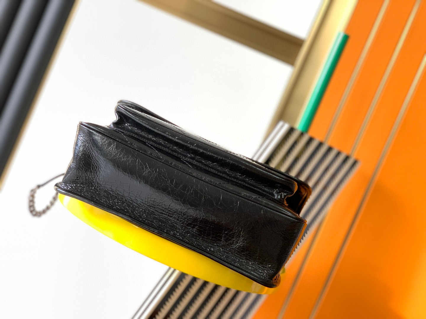 YSL NIKI LARGE IN VINTAGE LEATHER 12.5 X 9 X 3.5 INCHES