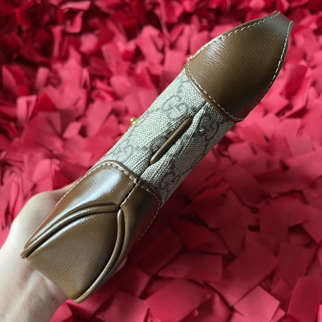 GUCCI JACKIE 1961 MINI SHOULDER BAG 7.5"W x 5.1"H x 1.2"D