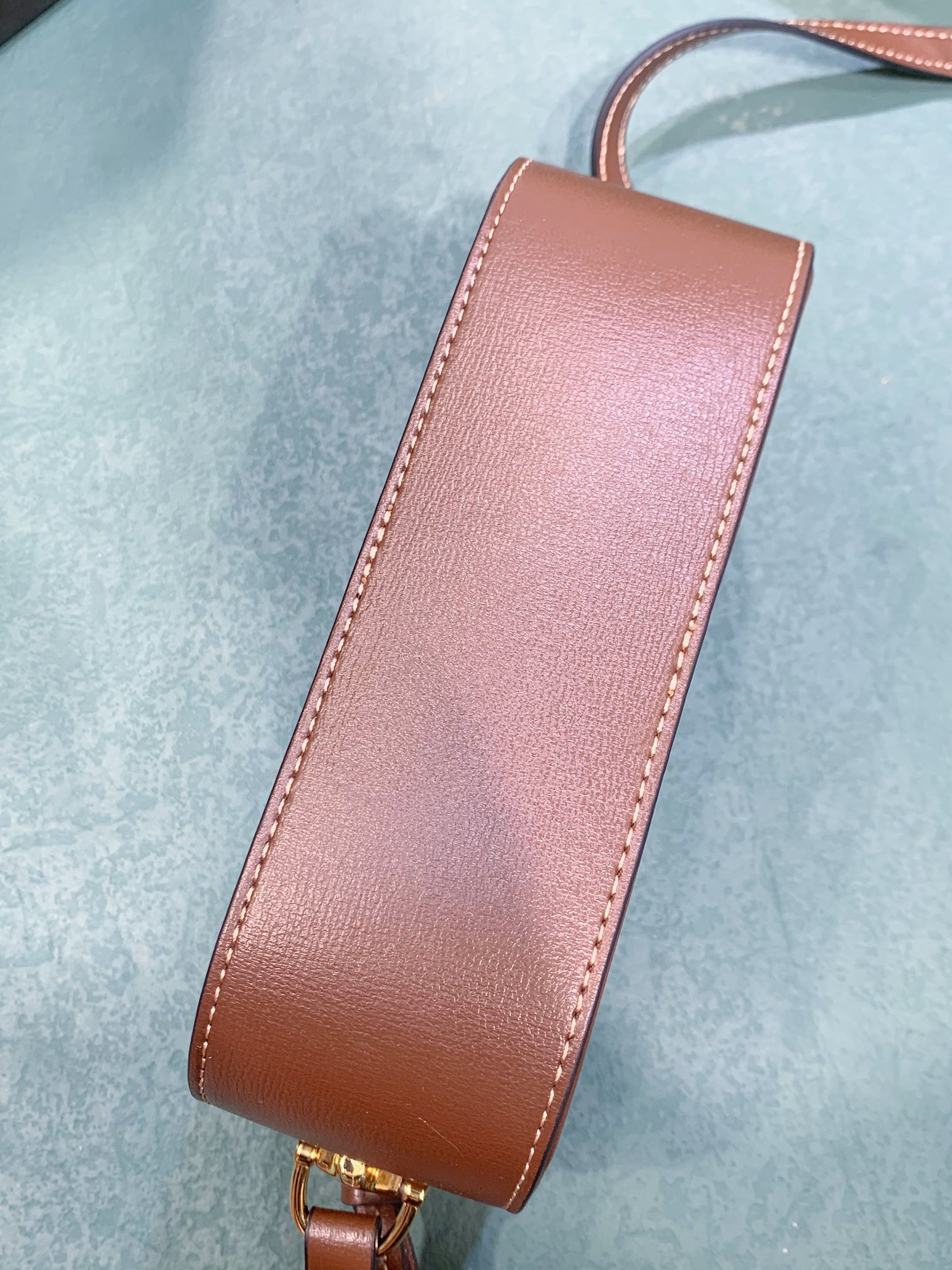 GUCCI HORSEBIT 1955 SMALL SHOULDER BAG BROWN 7.9"W x 5.1"H x 2.4"D