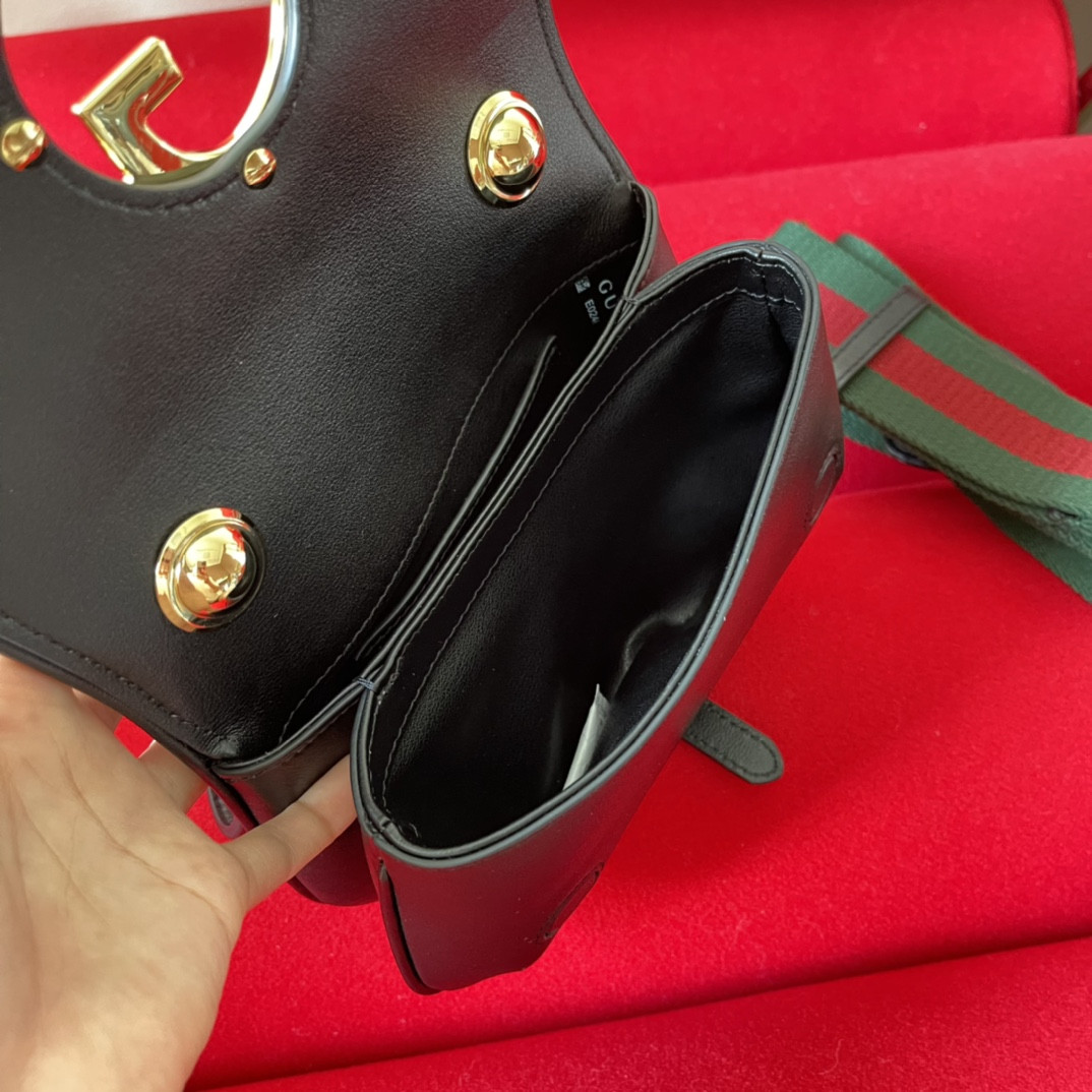 GUCCI BLONDIE MINI BAG BROWN 8.7"W x 5.1"H x 2.2"D