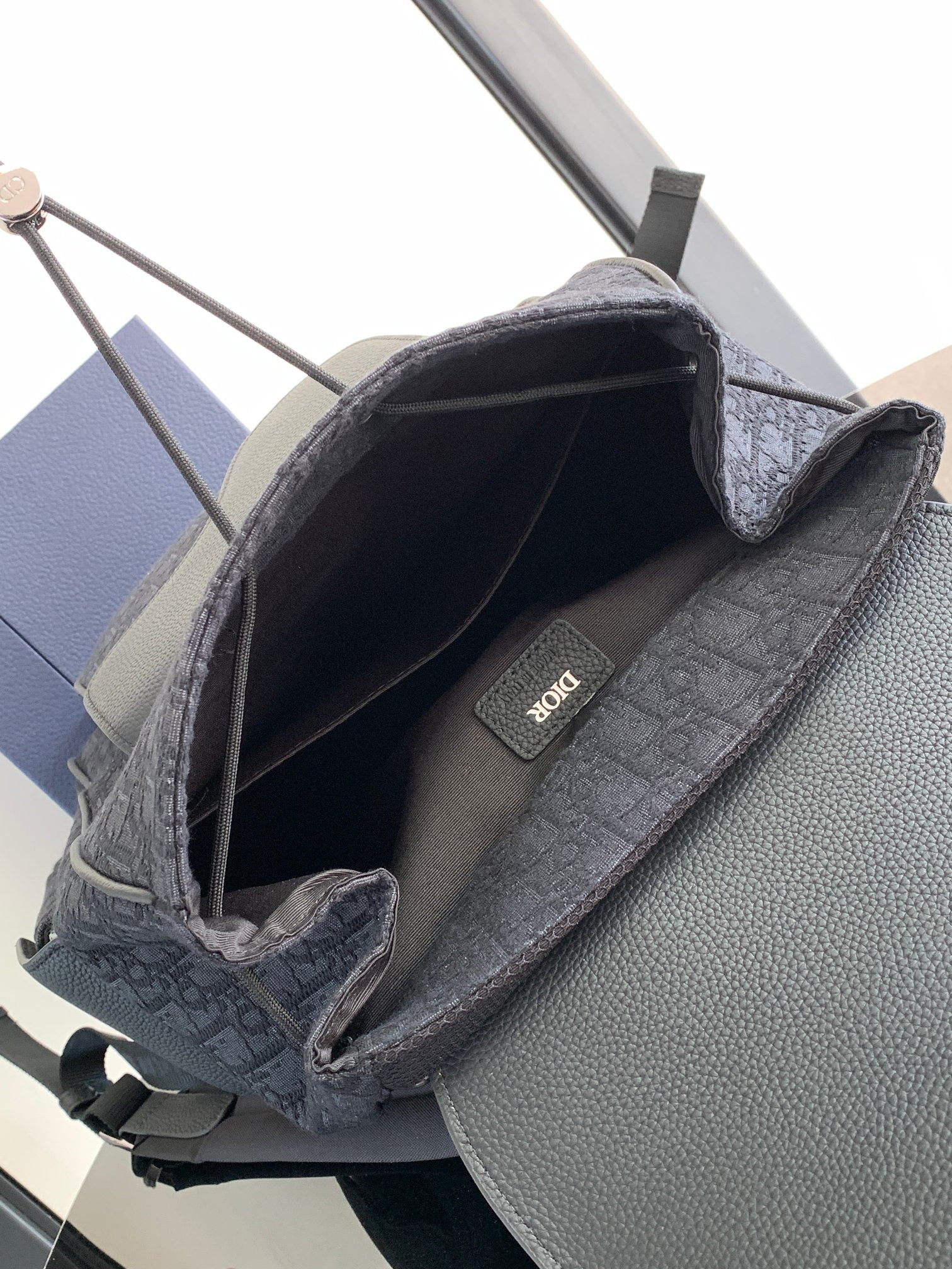 Dior Saddle Backpack 10.5 x 16 x 5.5 inches