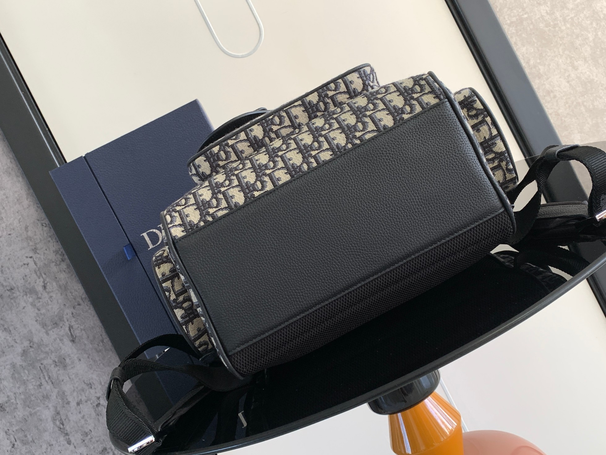 Dior Saddle Backpack 10.5 x 16 x 5.5 inches