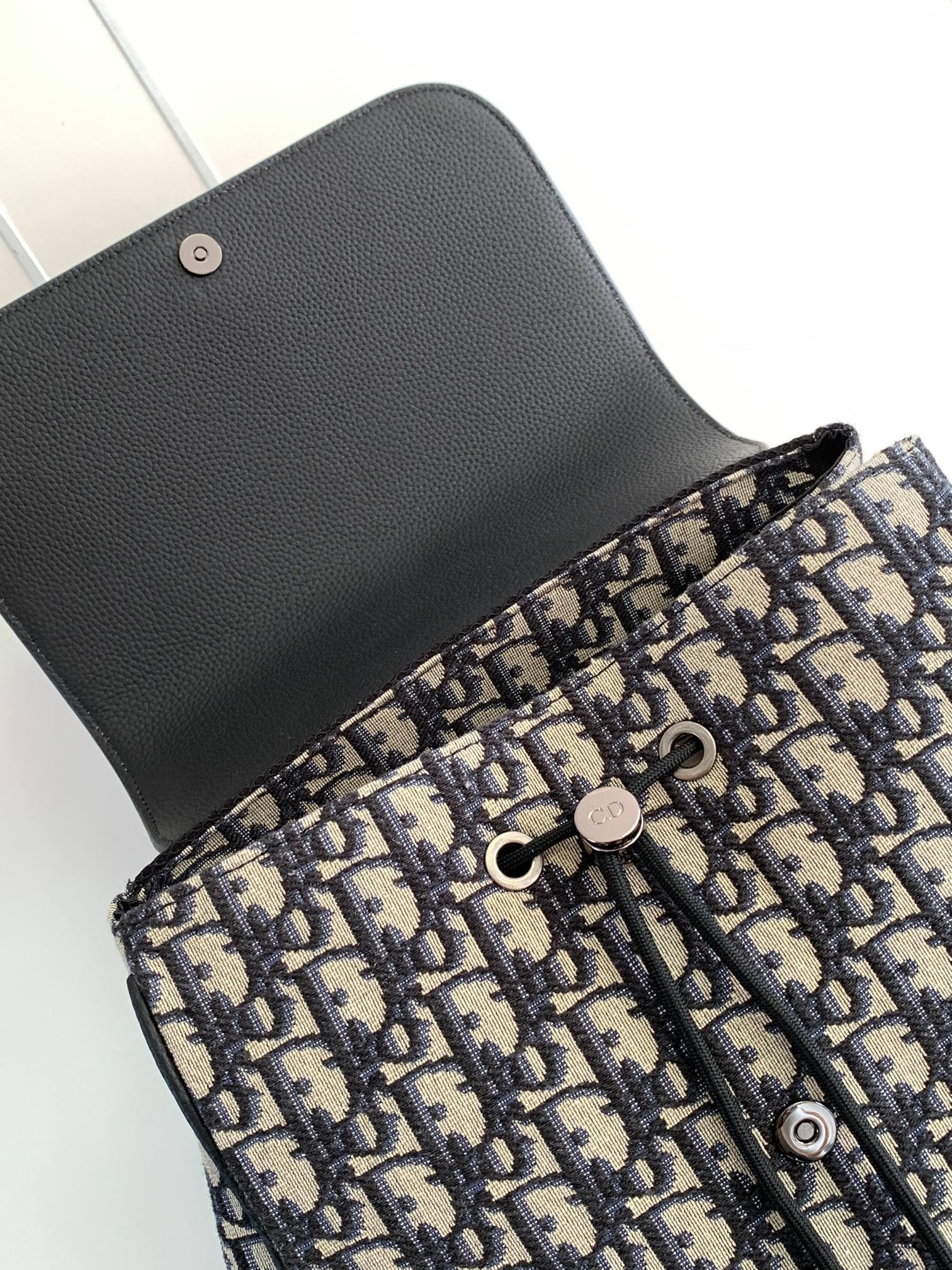 Dior Saddle Backpack 10.5 x 16 x 5.5 inches