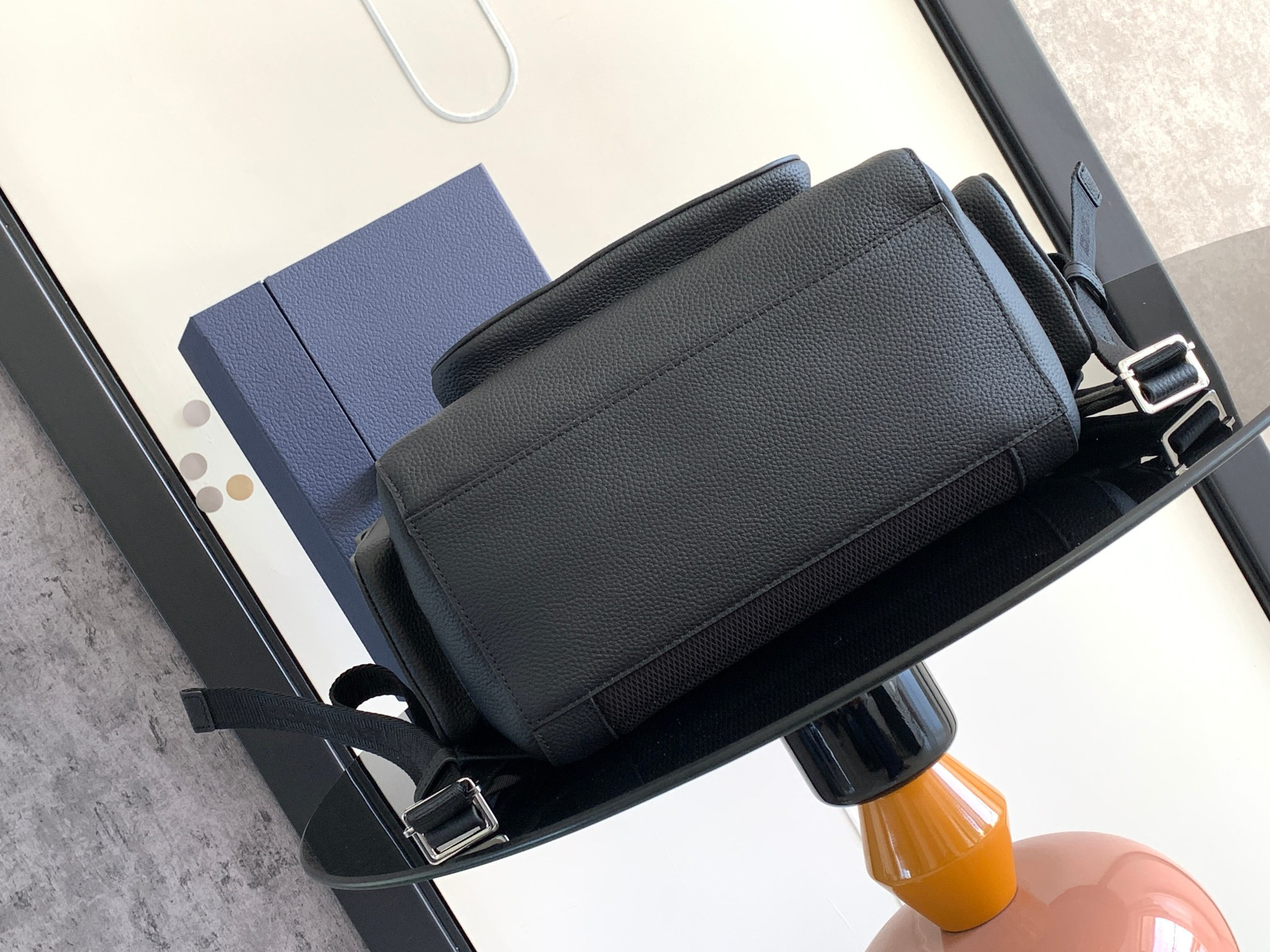 Dior Saddle Backpack 10.5 x 16 x 5.5 inches