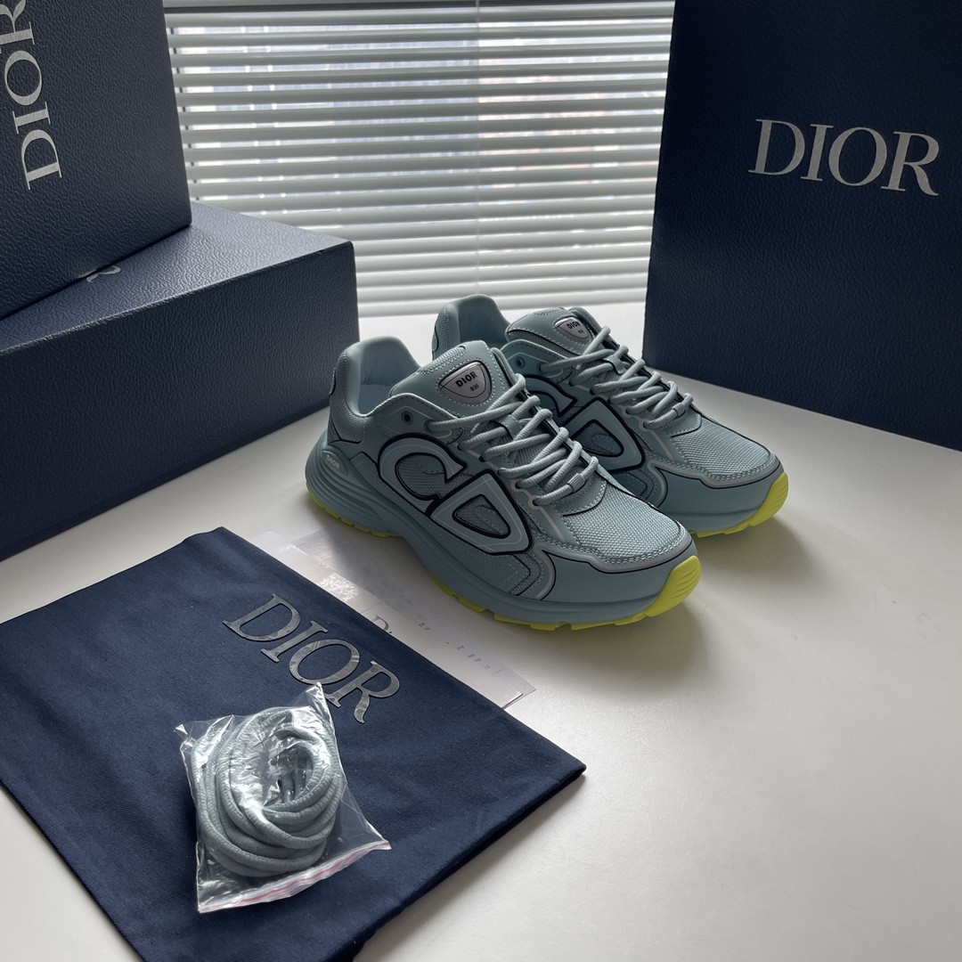 UA DIOR B30 Sneaker Blue Mesh and Technical Fabric