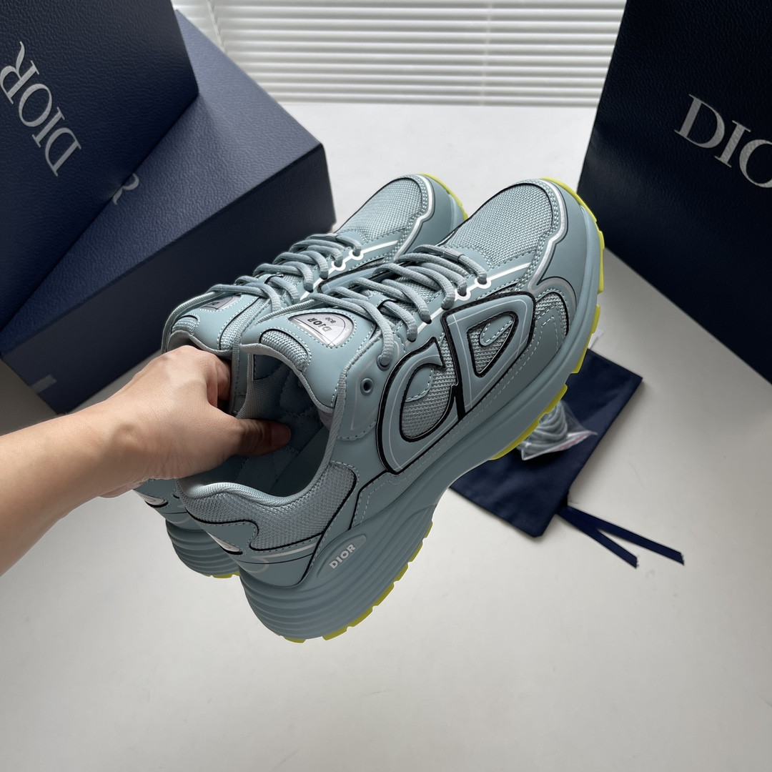 UA DIOR B30 Sneaker Blue Mesh and Technical Fabric