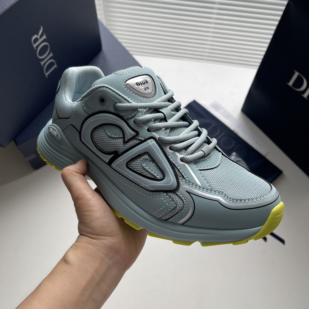 UA DIOR B30 Sneaker Blue Mesh and Technical Fabric