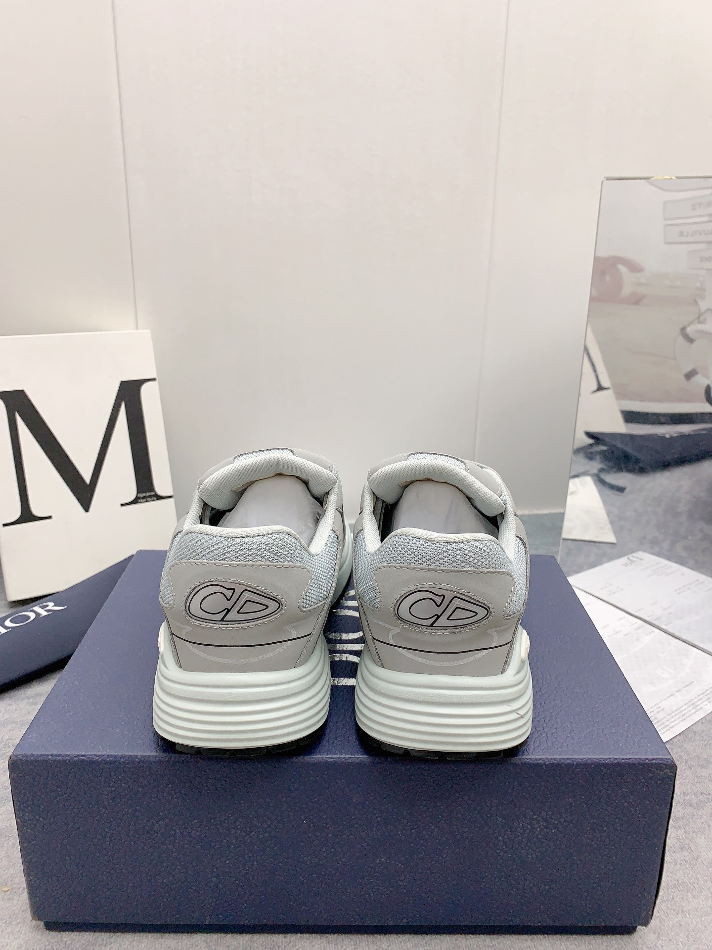 Dior B30 Sneaker Gray Mesh and Technical Fabric