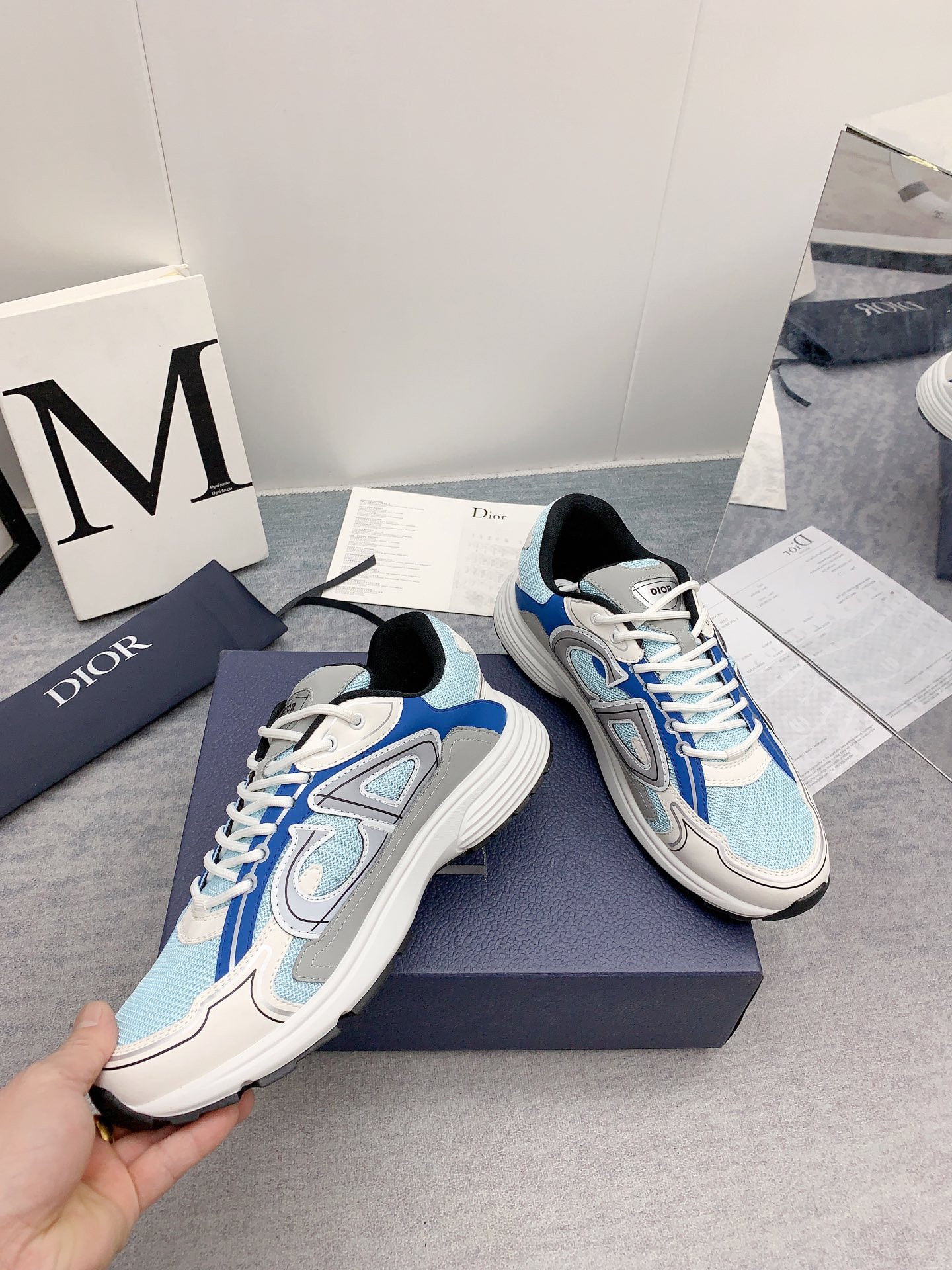 UA Dior B30 Light Blue Mesh