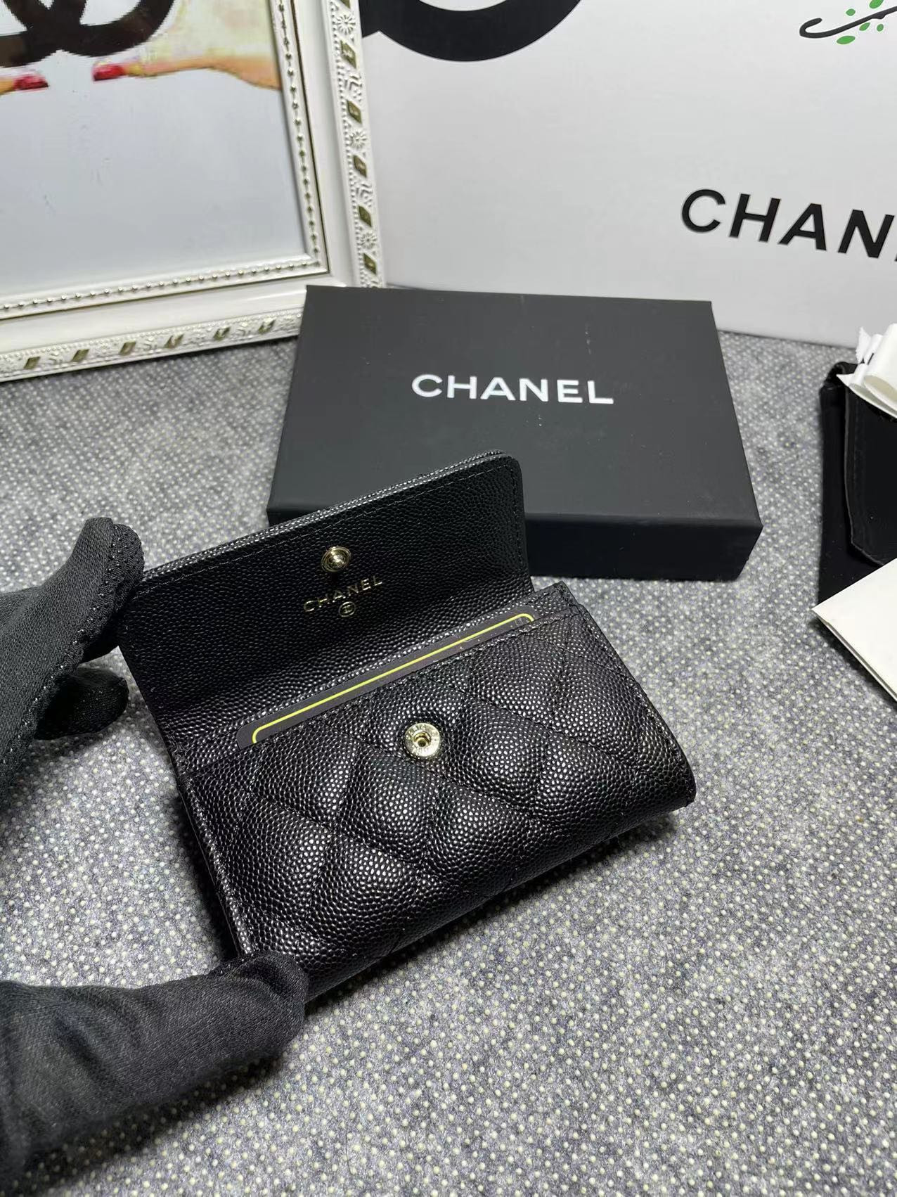 CHANEL COIN PURSE 11×8.5×3cm