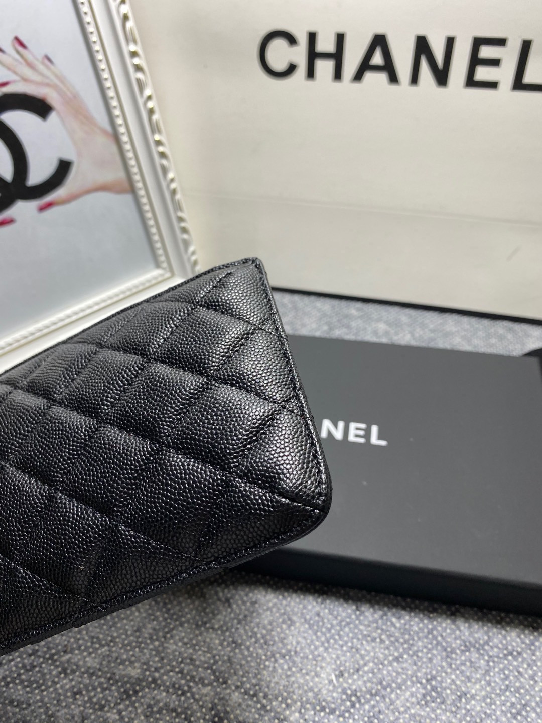 CHANEL LONG ZIPPED WALLET 19-11cm