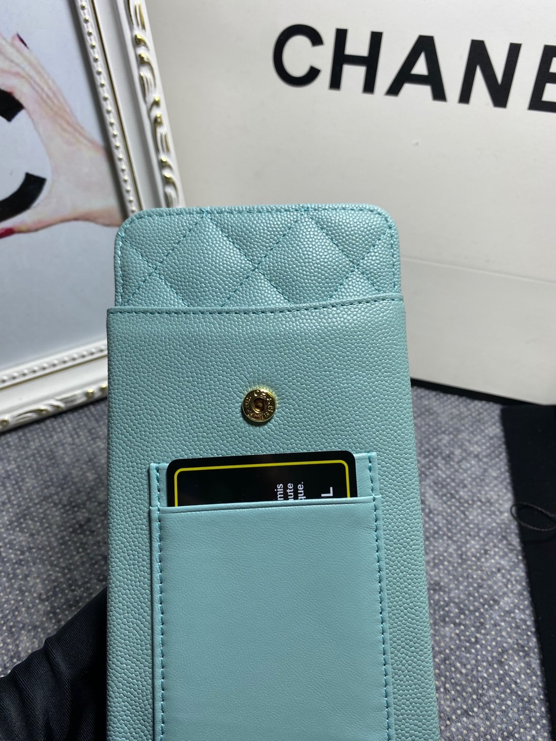 CHANEL LONG ZIPPED WALLET 19-11cm