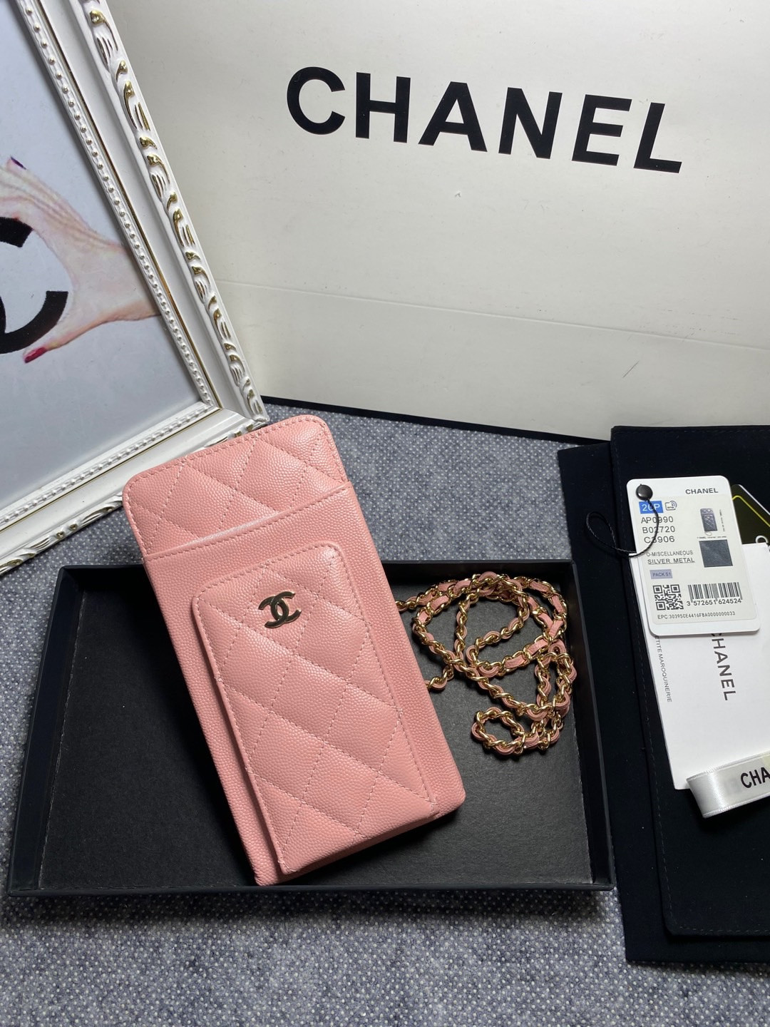 CHANEL LONG ZIPPED WALLET 19-11cm