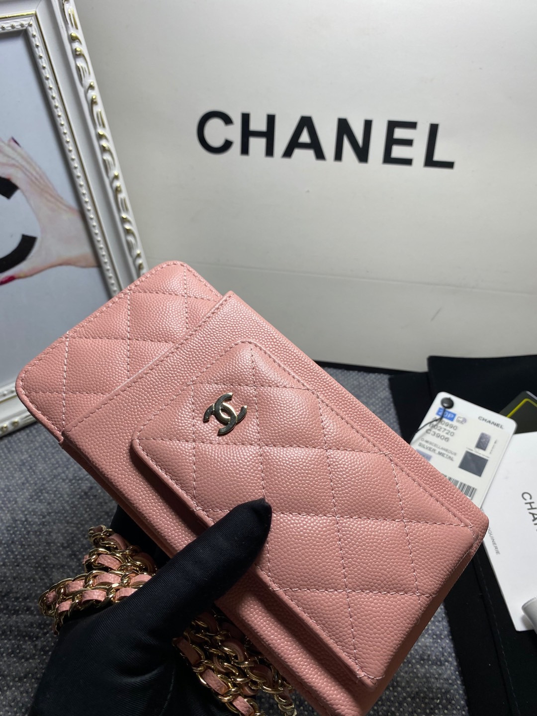 CHANEL LONG ZIPPED WALLET 19-11cm