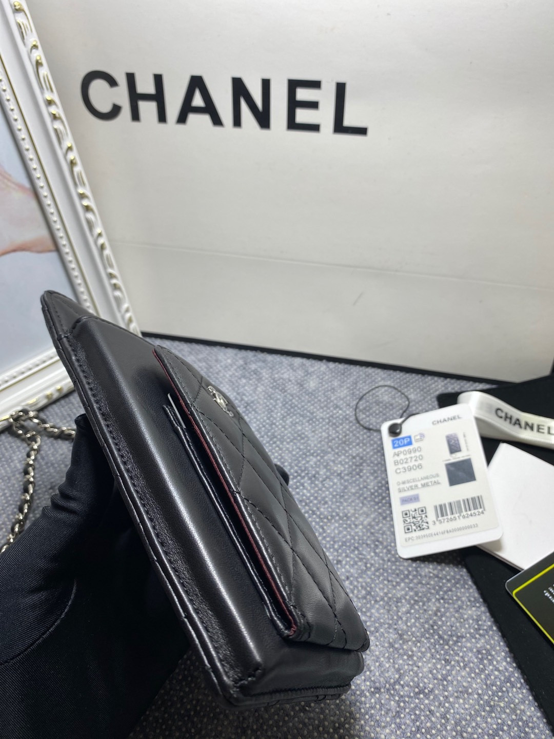 CHANEL LONG ZIPPED WALLET 19-11cm