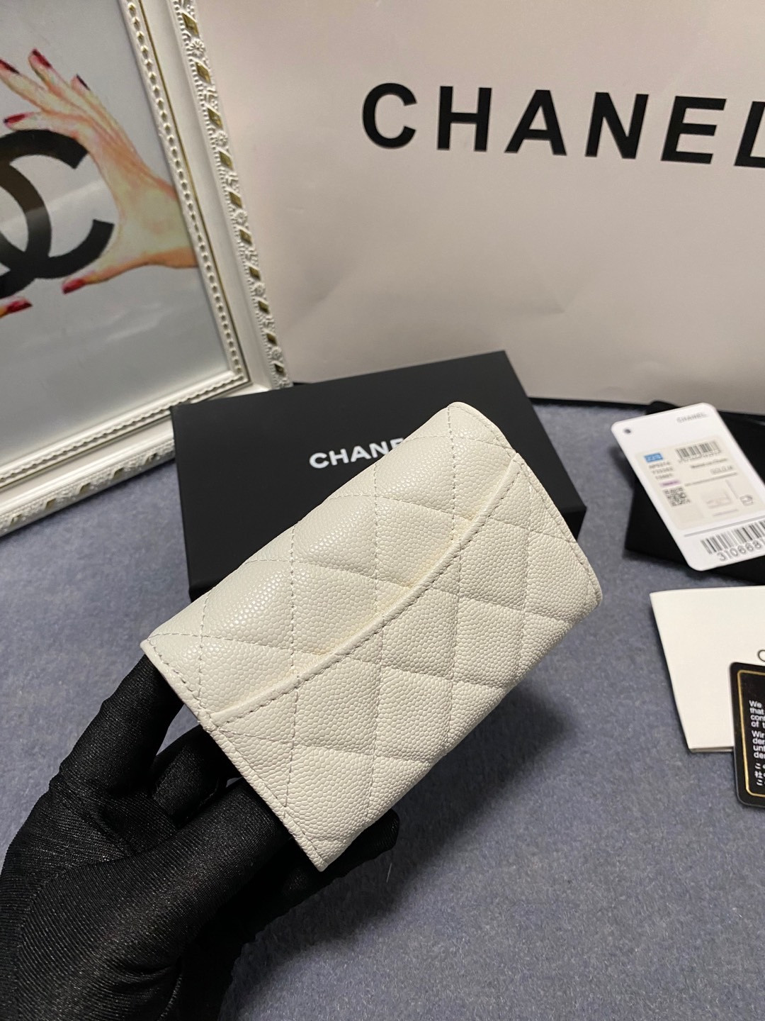 CHANEL CARD HOLDER 11.3 x 7.5 x 2.5 cm