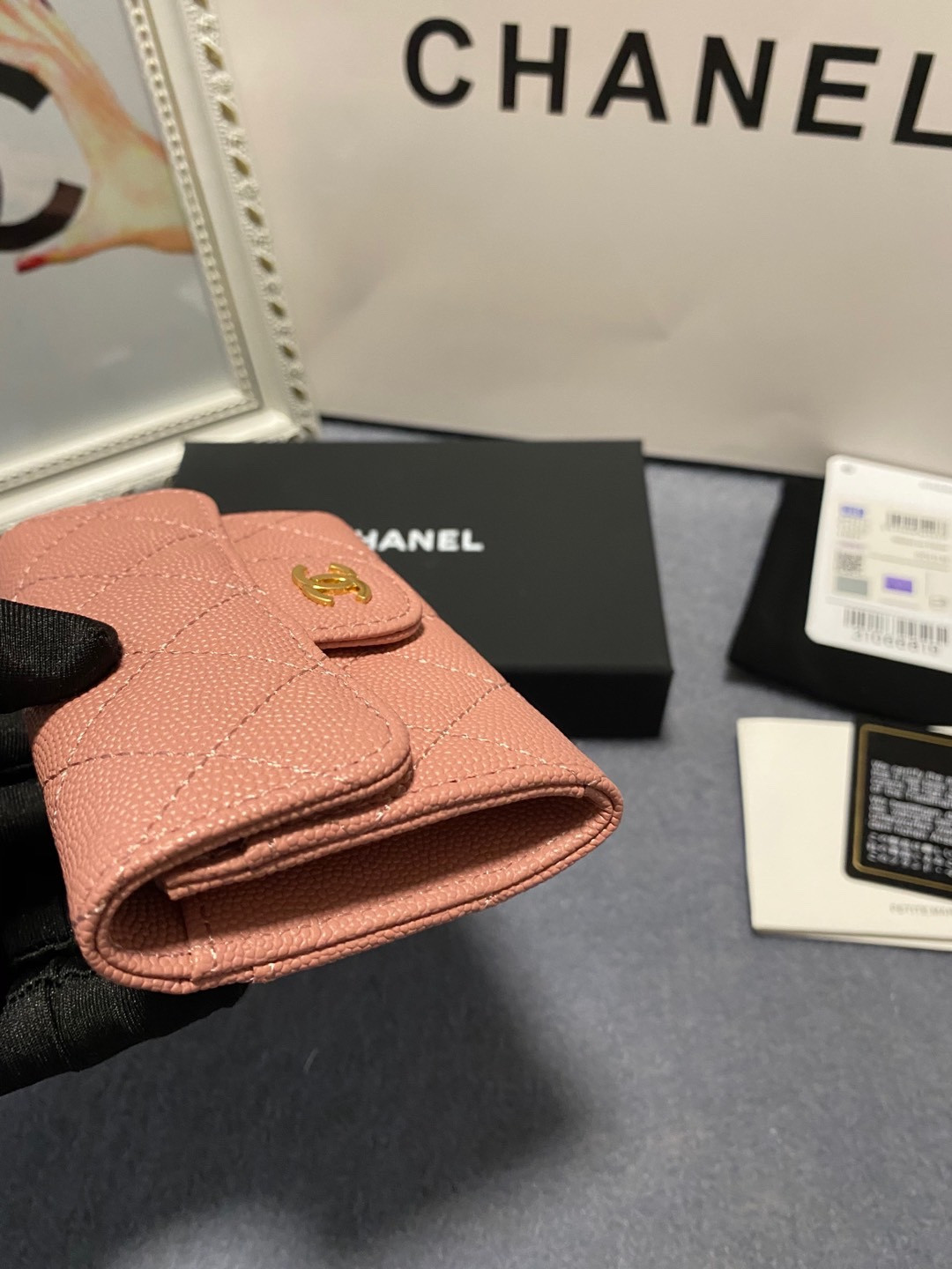 CHANEL CARD HOLDER 11.3 x 7.5 x 2.5 cm