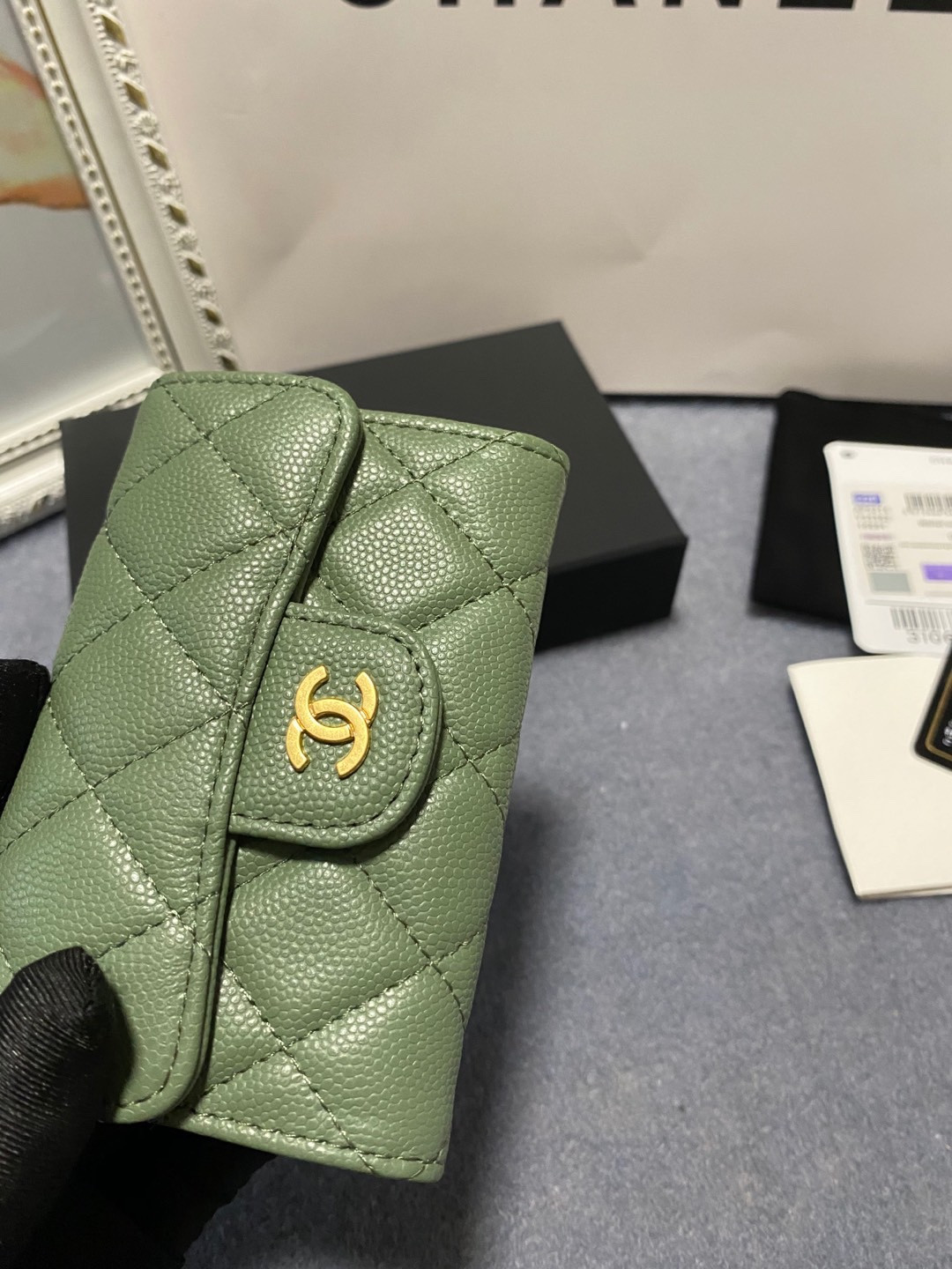 CHANEL CARD HOLDER 11.3 x 7.5 x 2.5 cm