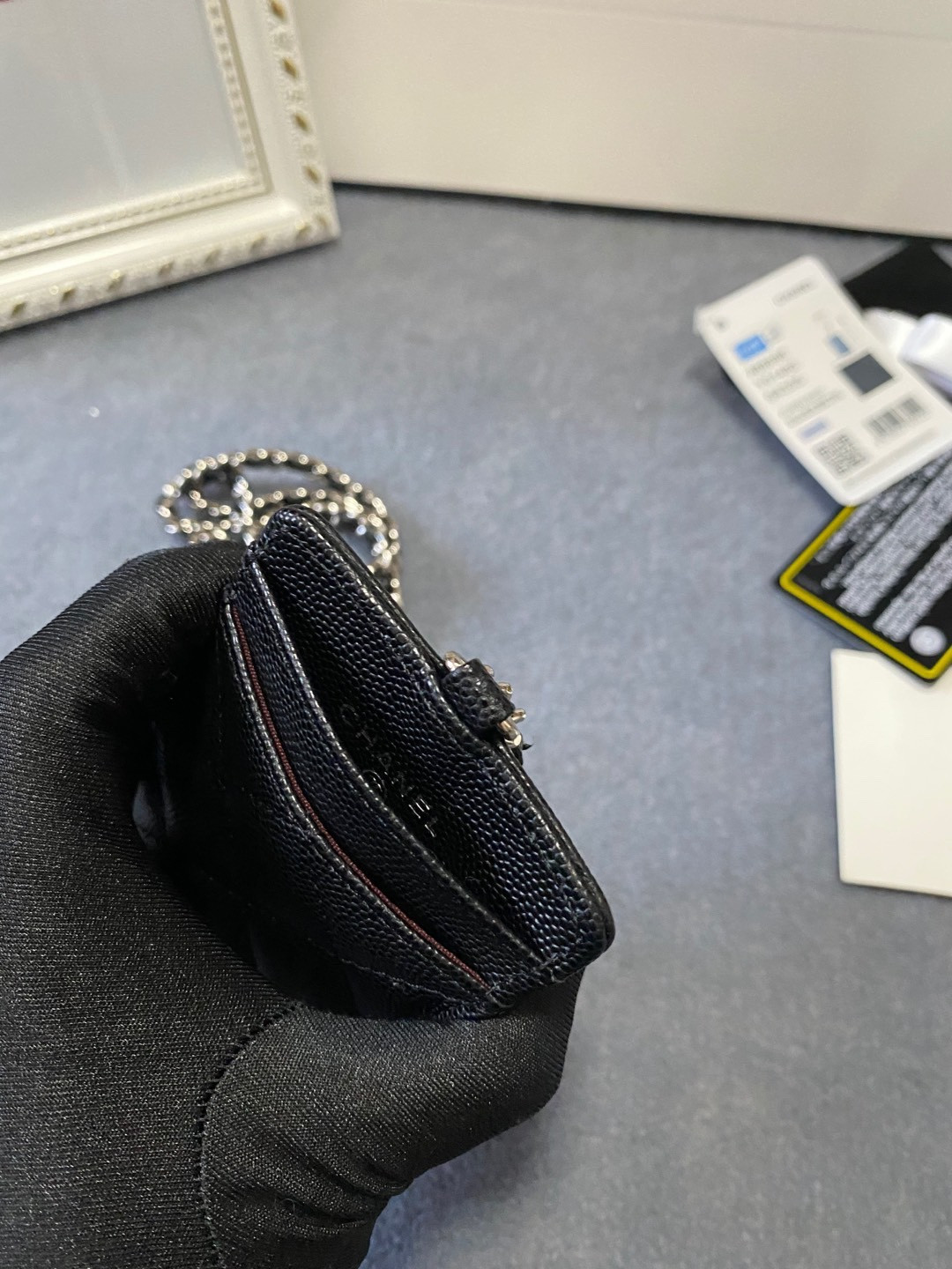 CHANEL CARD HOLDER 10.5 x7 x  0.5cm