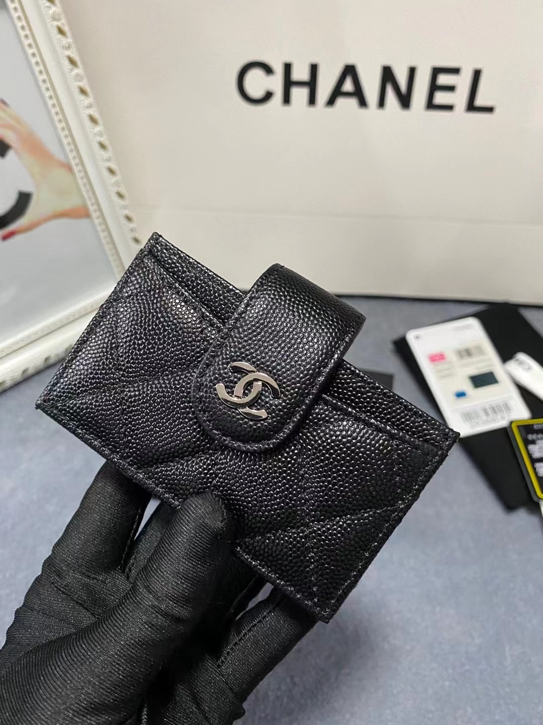 CHANEL CARD HOLDER 10.4×7×2cm