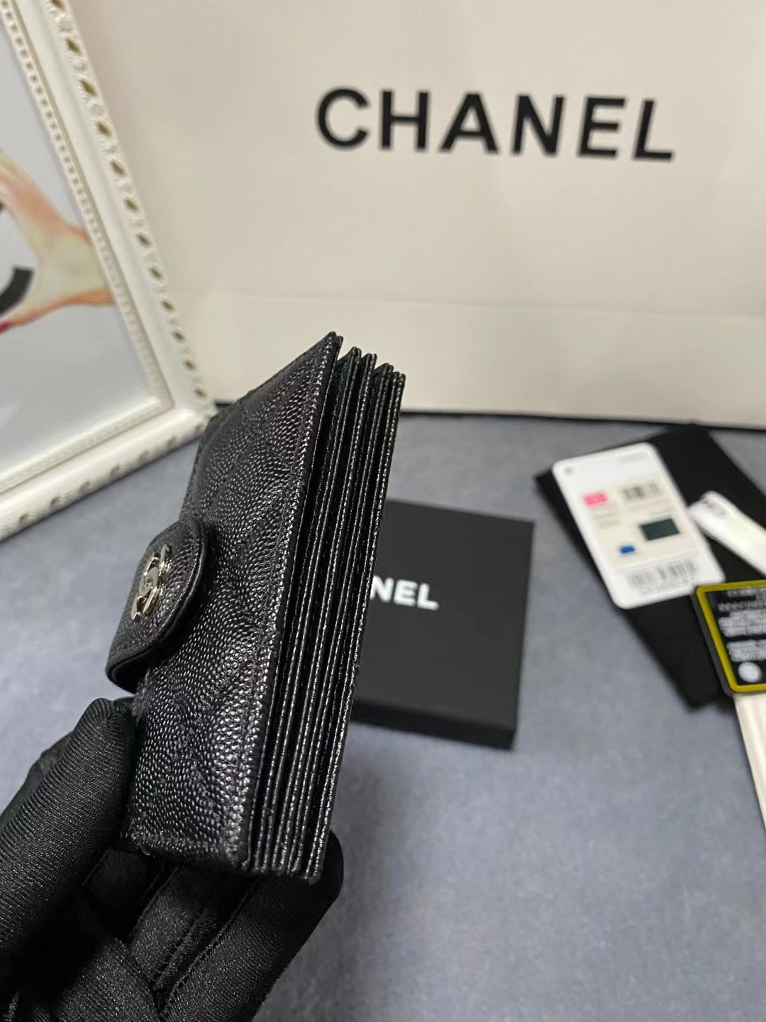 CHANEL CARD HOLDER 10.4×7×2cm