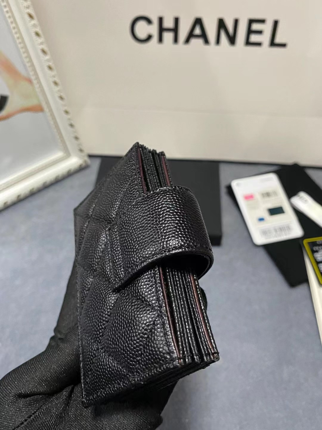 CHANEL CARD HOLDER 10.4×7×2cm