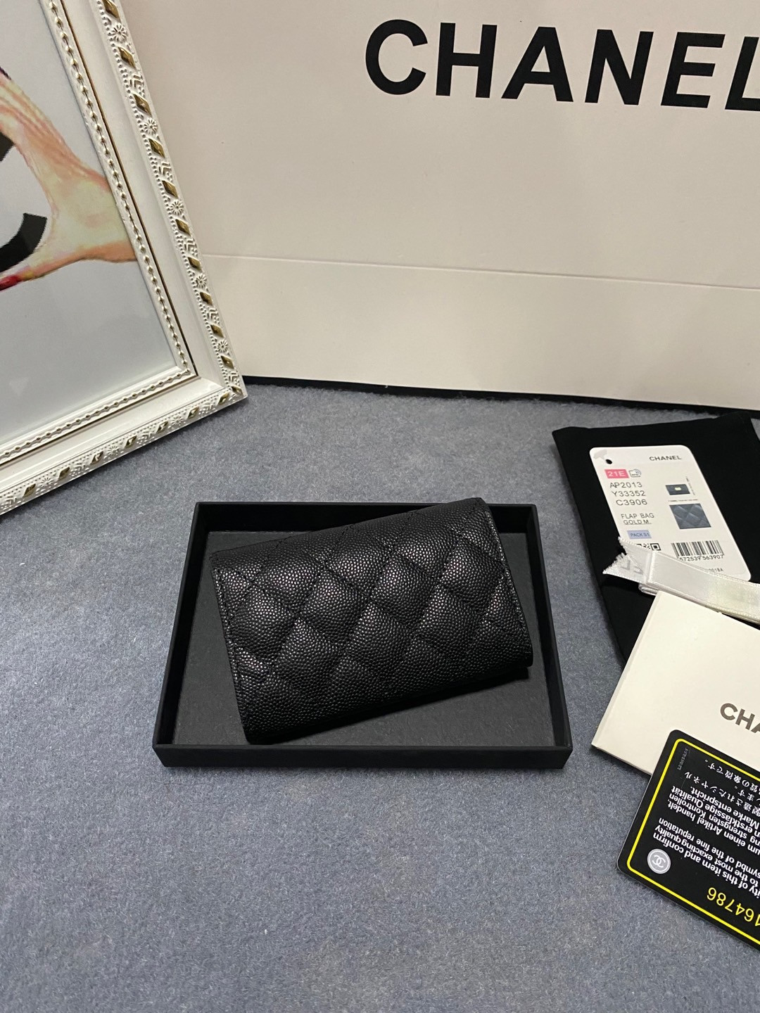 CHANEL CARD HOLDER 11.3 x 7.5 x 2.5 cm