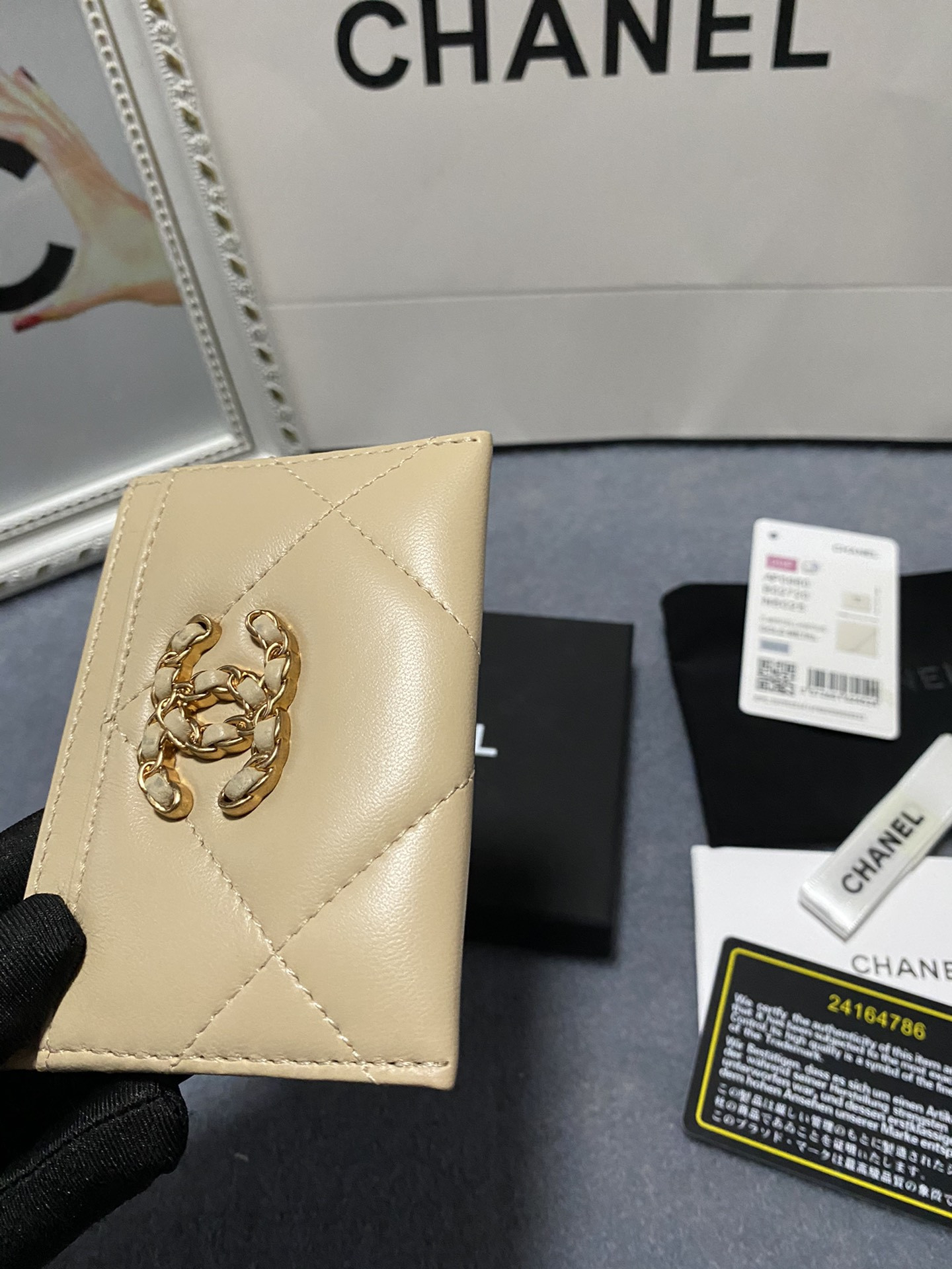 CHANEL CARD HOLDER 11.2×7.5×0.5cm