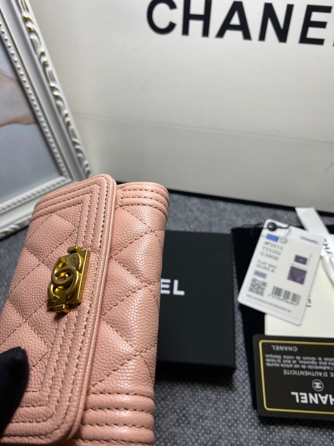 CHANEL FLAP WALLET 12-7CM