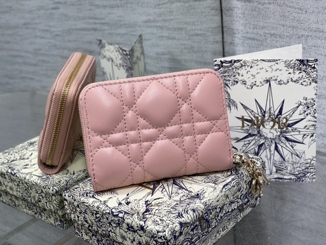 Lady Dior Voyageur Small Coin Purse CARD HOLDER