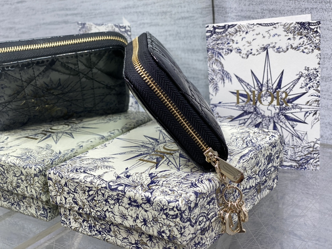 Lady Dior Voyageur Small Coin Purse CARD HOLDER