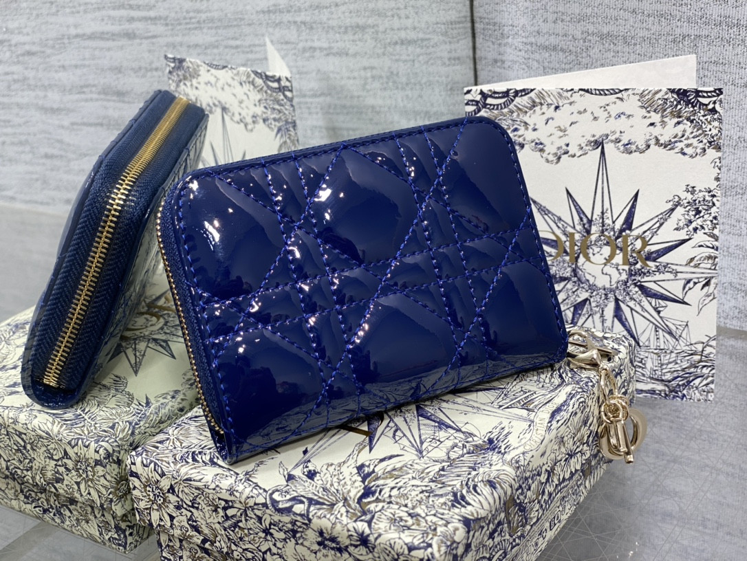 Lady Dior Voyageur Small Coin Purse CARD HOLDER